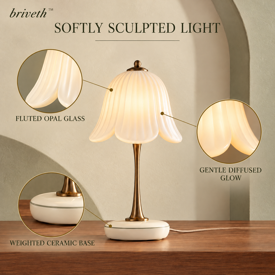 𝒃𝒓𝒊𝒗𝒆𝒕𝒉™ Tulip Bell Table Lamp