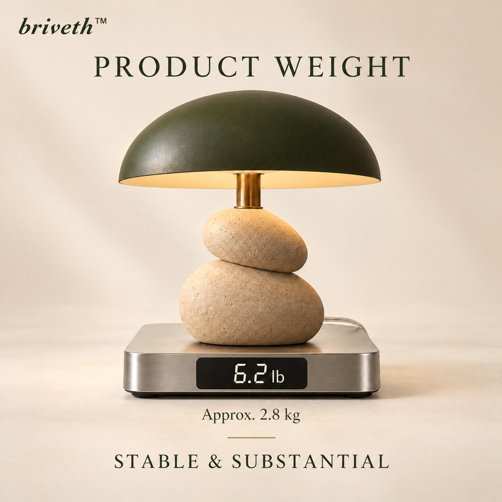 𝒃𝒓𝒊𝒗𝒆𝒕𝒉™ Pebble Dome Table Lamp