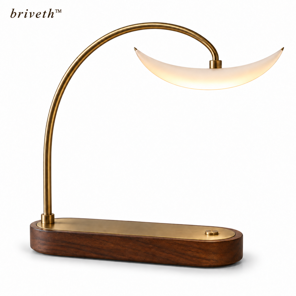 𝒃𝒓𝒊𝒗𝒆𝒕𝒉™ Crescent Arc Desk Lamp