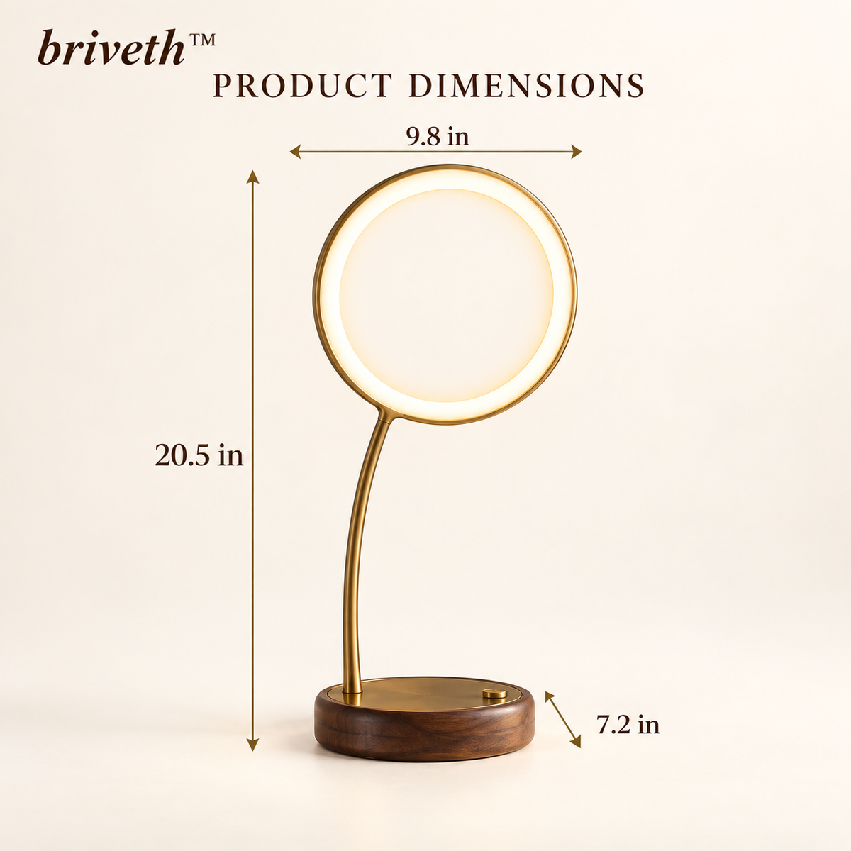 𝒃𝒓𝒊𝒗𝒆𝒕𝒉™ Halo Reed Table Lamp