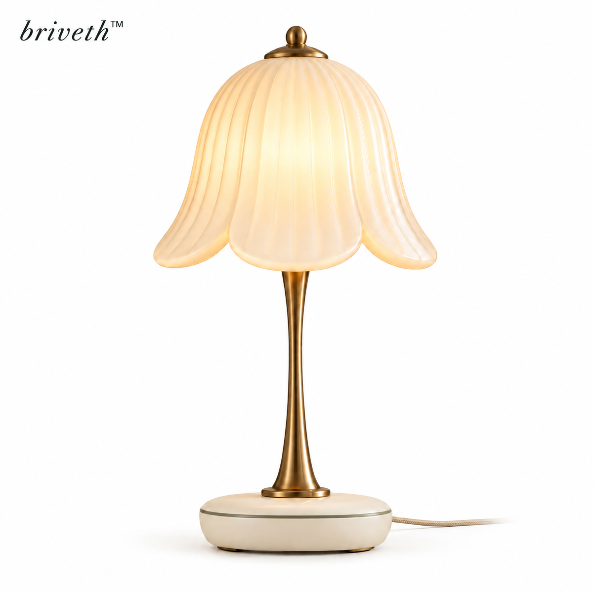 𝒃𝒓𝒊𝒗𝒆𝒕𝒉™ Tulip Bell Table Lamp