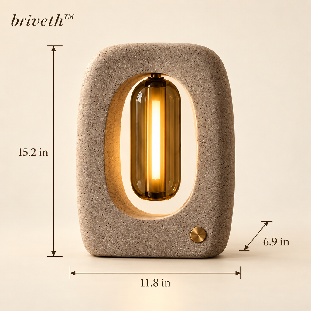 𝒃𝒓𝒊𝒗𝒆𝒕𝒉™ Ember Stone Table Lamp