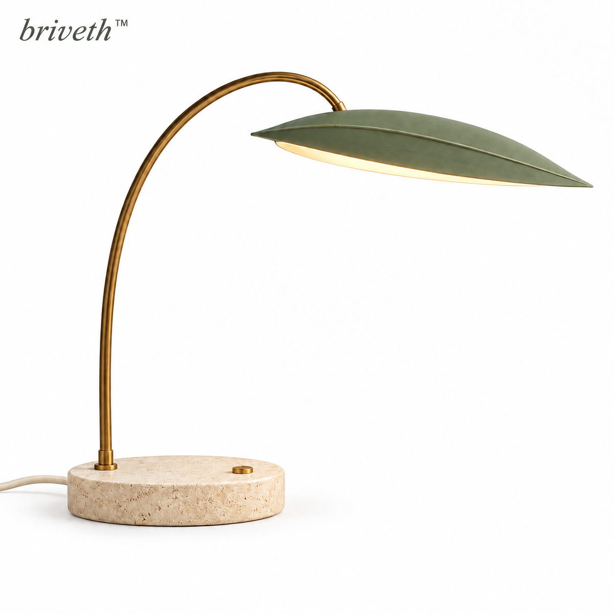 𝒃𝒓𝒊𝒗𝒆𝒕𝒉™ Leaf Arc Reading Lamp