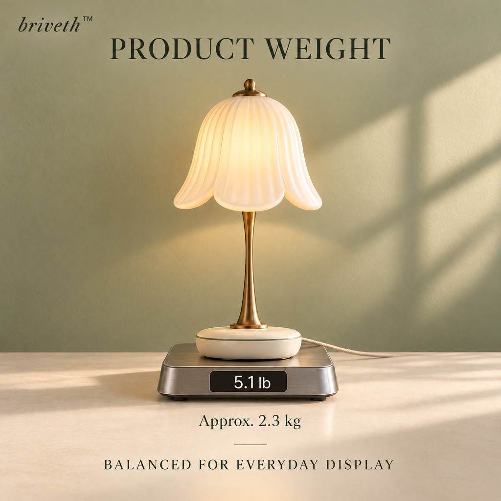 𝒃𝒓𝒊𝒗𝒆𝒕𝒉™ Tulip Bell Table Lamp