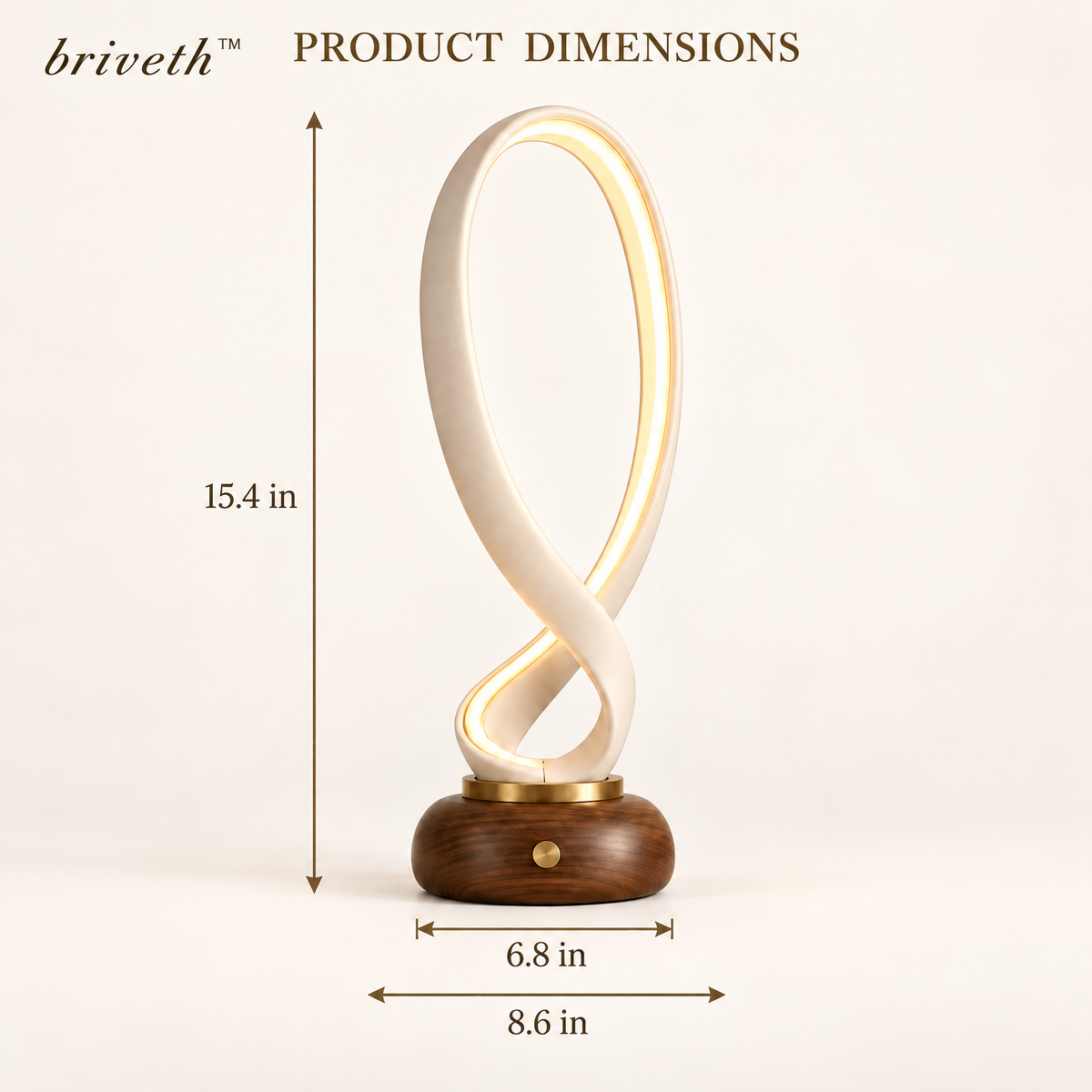 𝒃𝒓𝒊𝒗𝒆𝒕𝒉™ Ribbon Loop Table Lamp