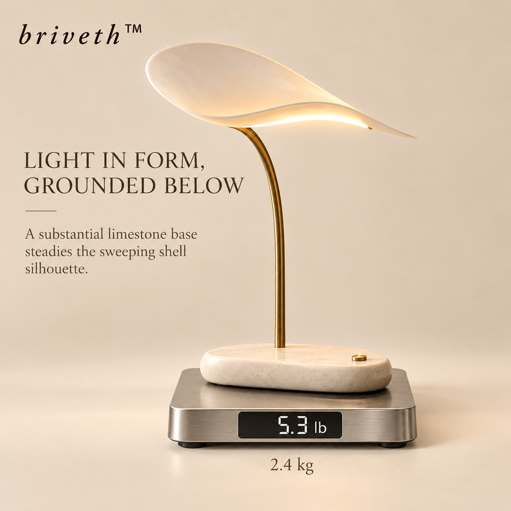 𝒃𝒓𝒊𝒗𝒆𝒕𝒉™ Drift Shell Table Lamp
