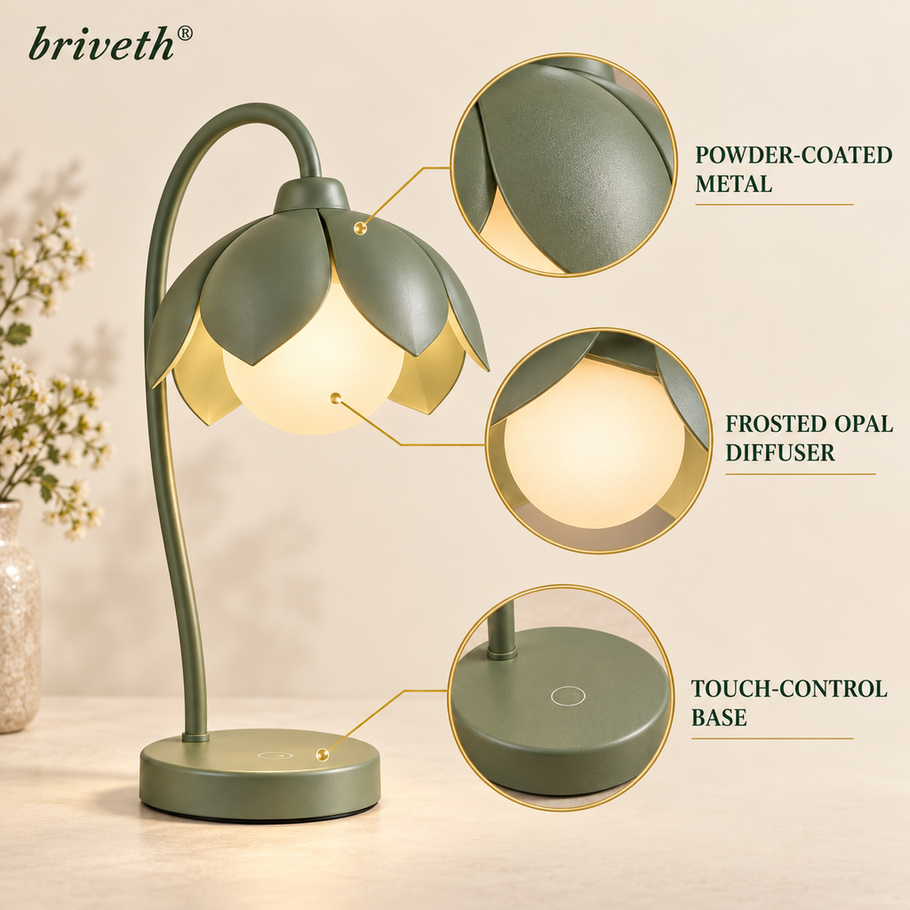 𝒃𝒓𝒊𝒗𝒆𝒕𝒉™ Meadow Bloom Table Lamp