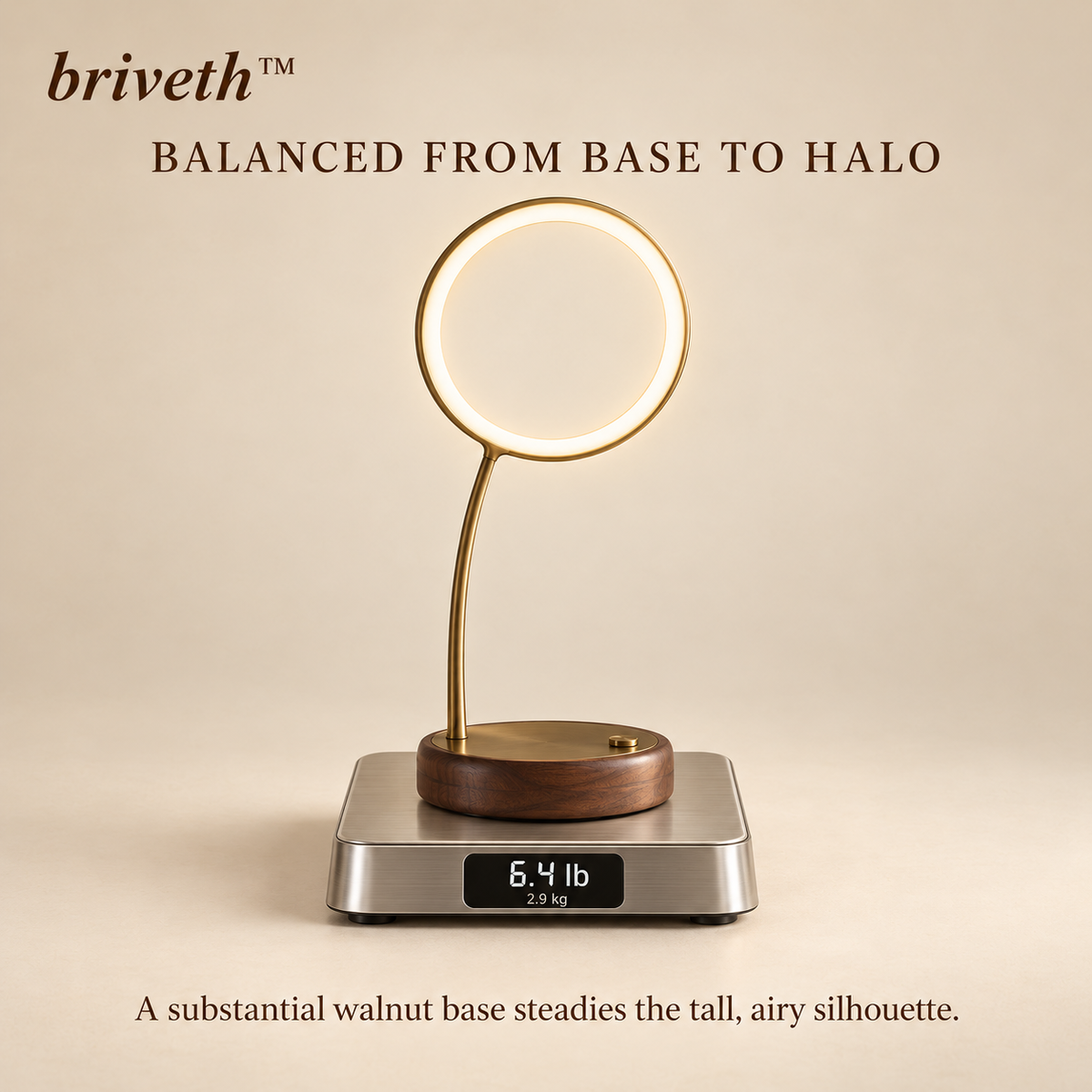 𝒃𝒓𝒊𝒗𝒆𝒕𝒉™ Halo Reed Table Lamp